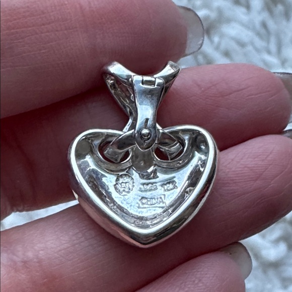 Eric Grossbardt Inlay Heart Pendant - Picture 2 of 2